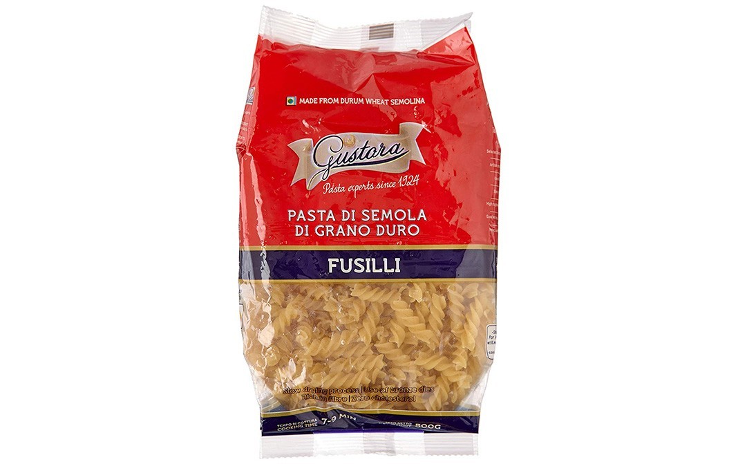 Gustora Fusilli Pasta    Pack  500 grams
